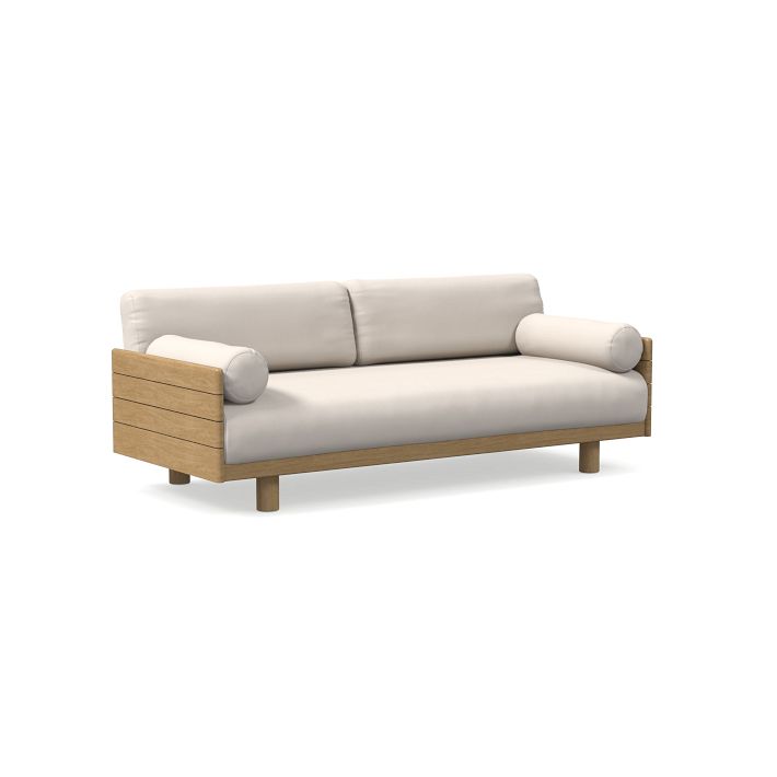 Cusco Sofa Cushion Cover, Sunbrella® Canvas, Natural