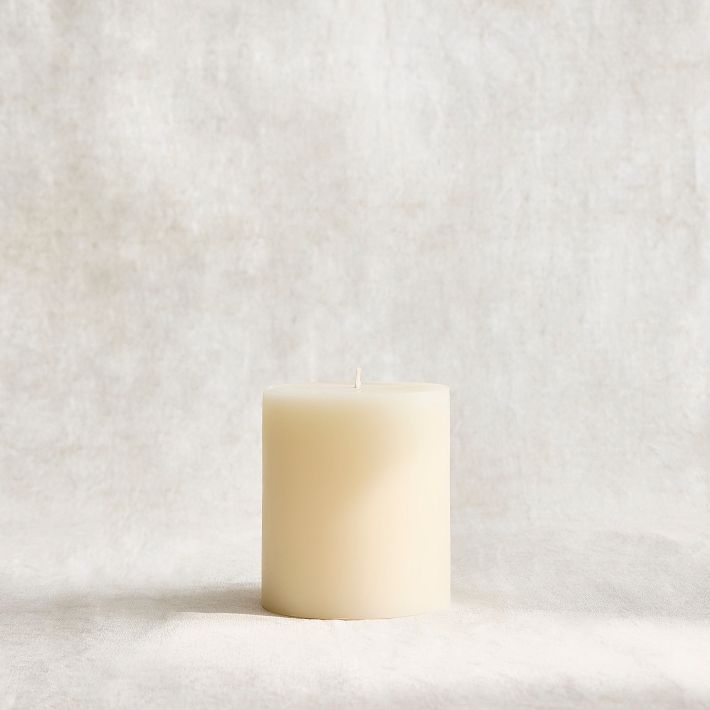 Signature Wax Pillar Candles - 4"x4.5"