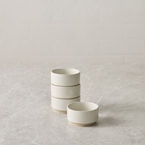 Straight-Sided Stoneware Condiment Bowls (Set of 4)