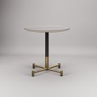 Branch Round Dining Table - Porcelain w/ Protective Metal Bumper