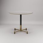 Branch Round Dining Table - Porcelain w/ Protective Metal Bumper