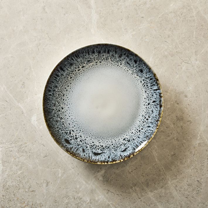 Reactive Glaze Stoneware Salad Plate Sets