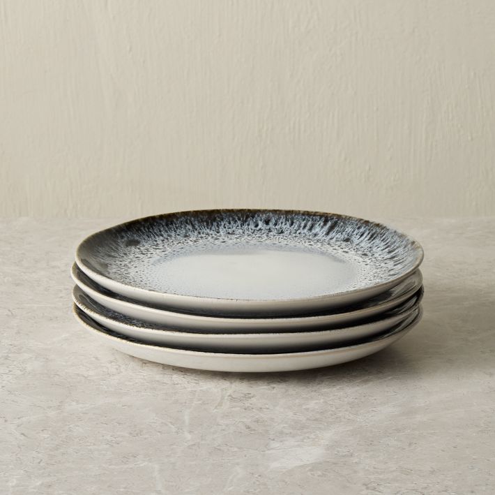Reactive Glaze Stoneware Salad Plate Sets