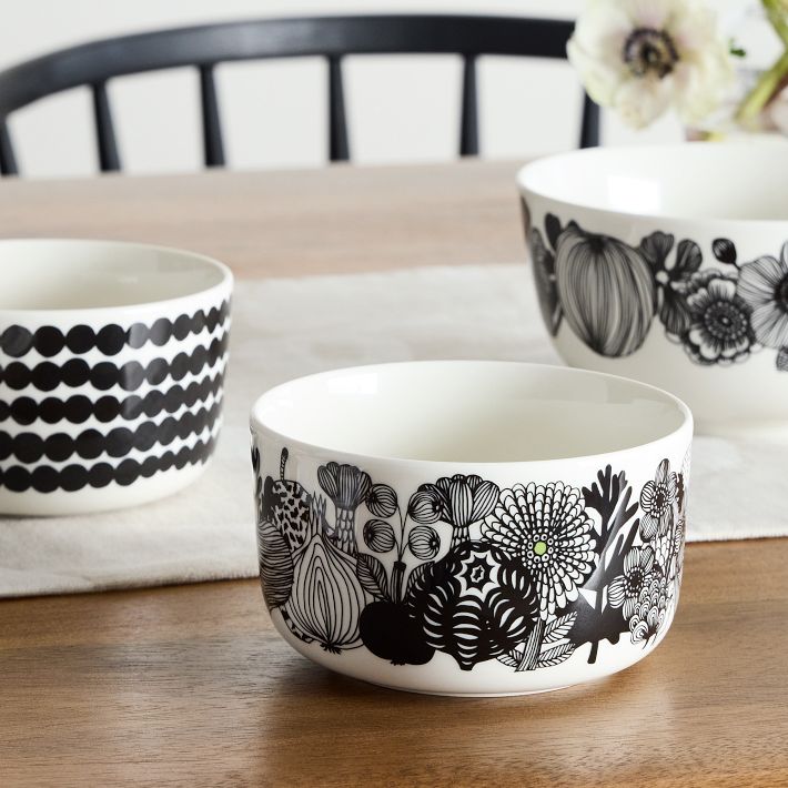 marimekko oiva SIIRTOLAPUUTARHA 2枚セット Marimekko Oiva Siirtolapuutarha Bowls | West Elm