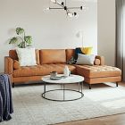Dennes Leather 2-Piece Chaise Sectional (102&quot;)