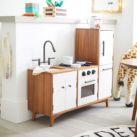 その他 MODERN KITCHEN CHILDREN PLAY HOUSE Step2 Modern Metro Blue Brown and White Kitchen includes 33
