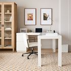 Parsons L-Shaped Desk &amp; File Cabinet Set