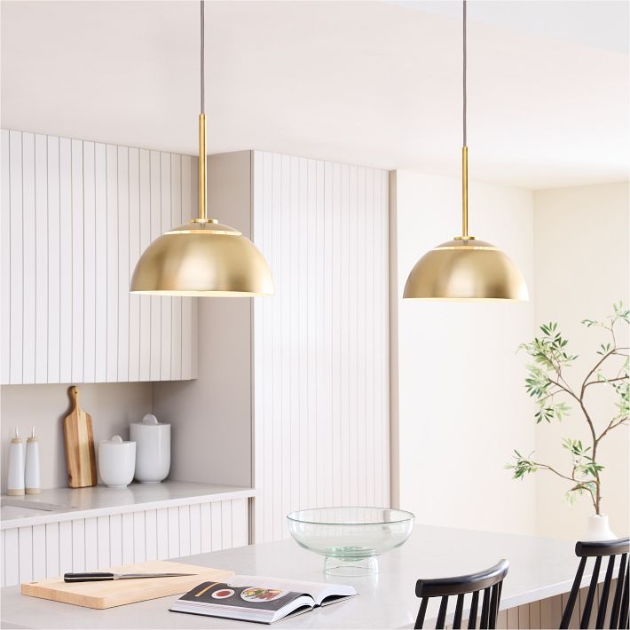 Sculptural Metal Pendant