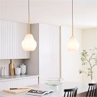 Sculptural Ribbed Pendant