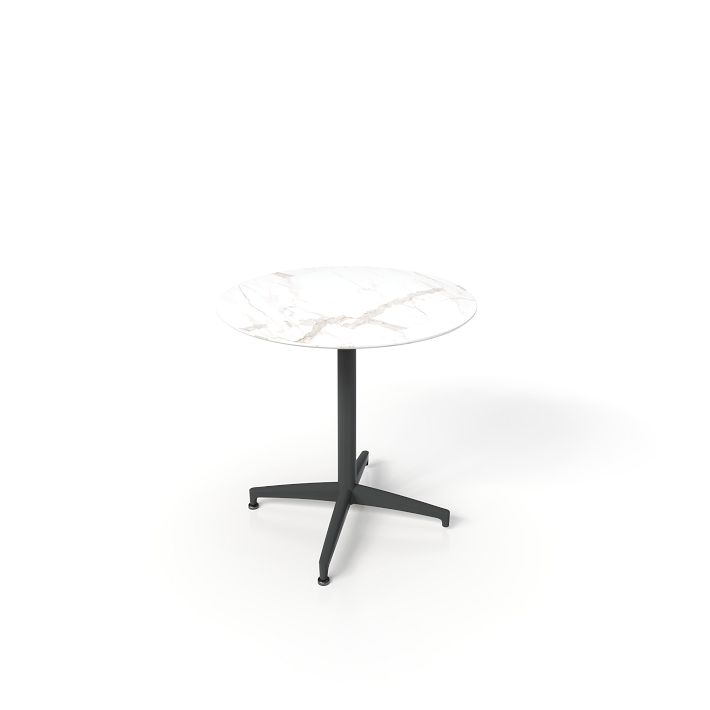 Simii Trellex Round X-Base Marble Table