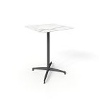 Simii Trellex Square X-Base Marble Table