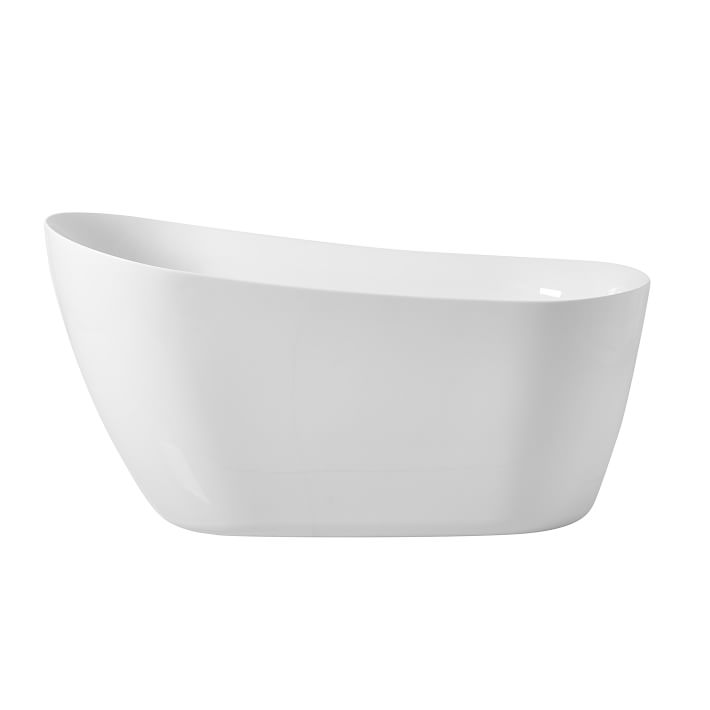 Amelia 69 in. Reversible Drain Freestanding Bathtub in Glossy White Amelia 69 in. Reversible Drain Freestanding Bathtub in Glossy White