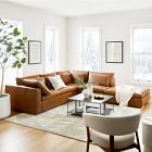 Harmony Modular Leather 4-Piece Sectional (122&quot;)
