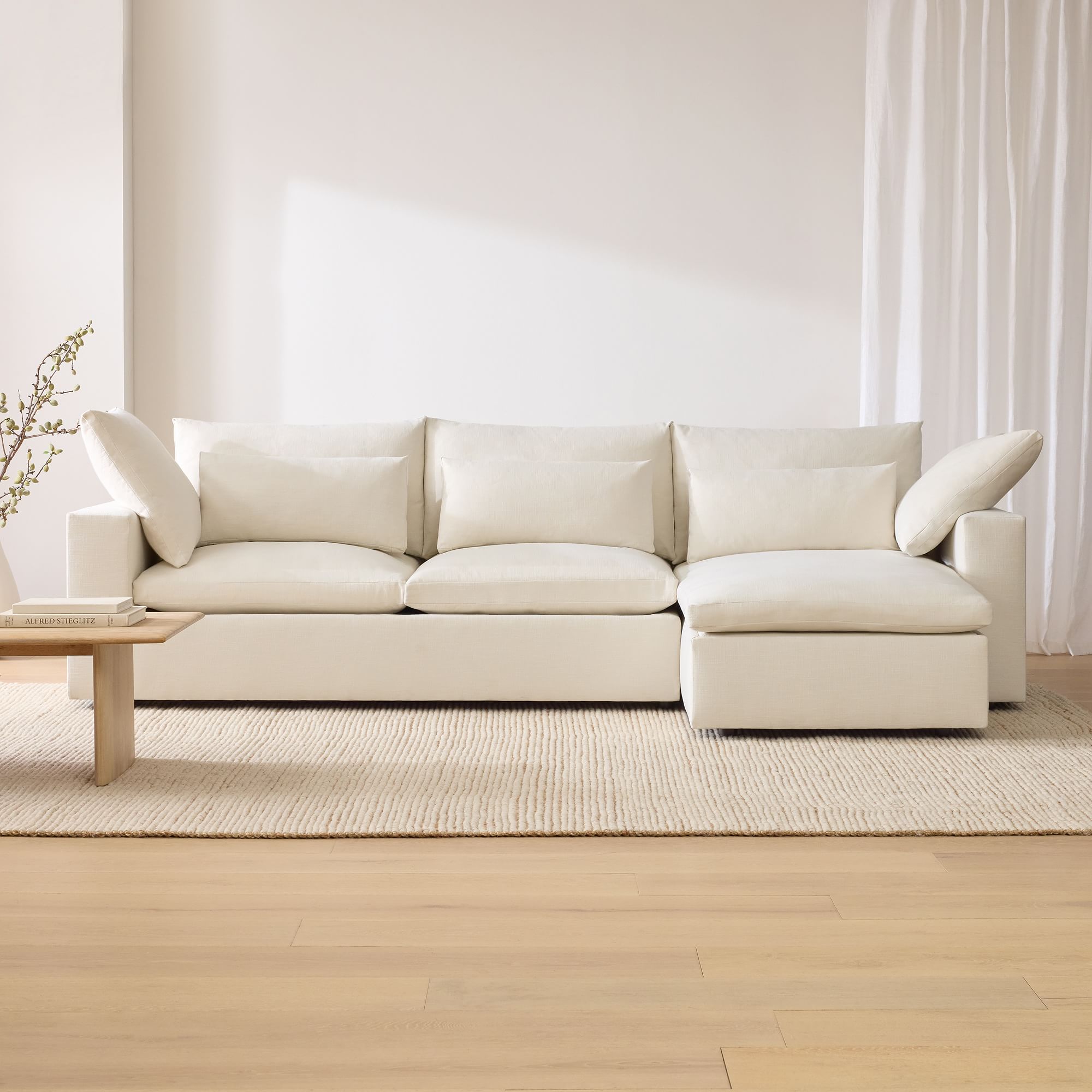 Harmony Modular 2-Piece Chaise Sectional - 122"