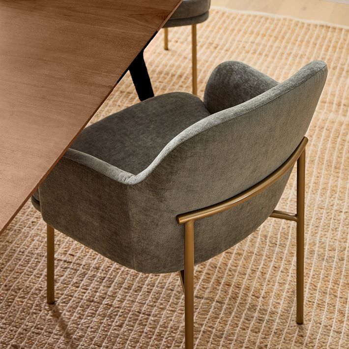 ひろ:westelm ダイニングチェア Jack Metal Frame Dining Chair - Modern & Supportive | West Elm