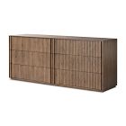 Zahra Oak 6-Drawer Dresser (75&quot;)