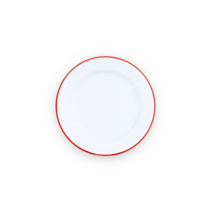 Crow Canyon Vintage Enamel Salad Plates (Set of 4)