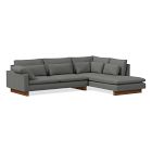 Harmony 2-Piece Bumper Chaise Sectional (112"–128")