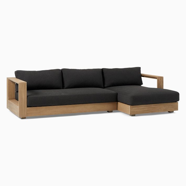 Telluride Outdoor 2-Piece Chaise Sectional Replacement Cushions