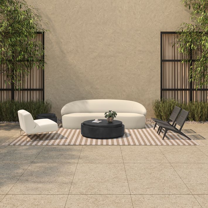 Yureni Outdoor Round Coffee Table (48