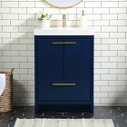 Donovan Single Bathroom Vanity (24&quot;&ndash;48&quot;) - Blue/Green