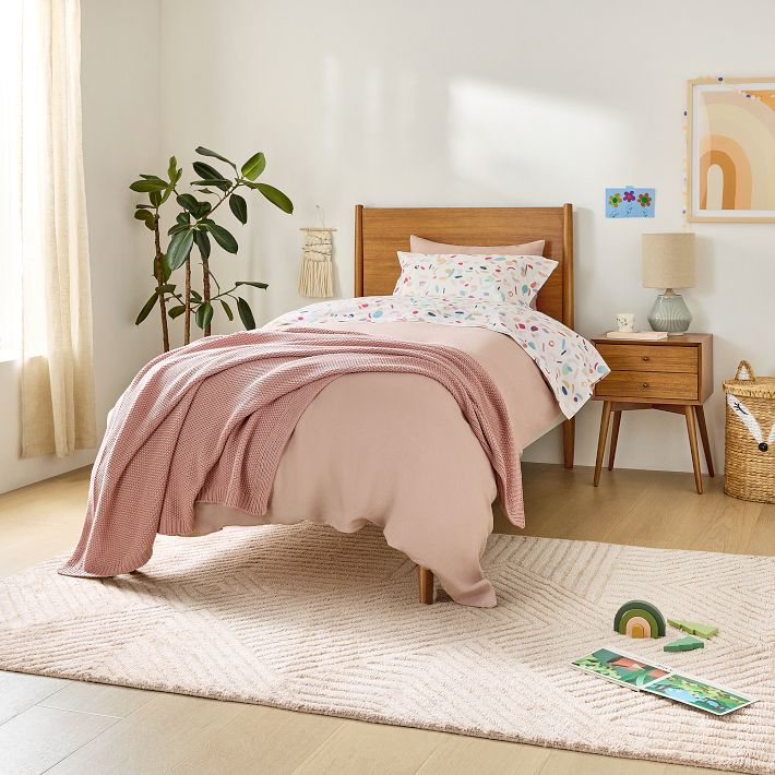 mid century kids bed