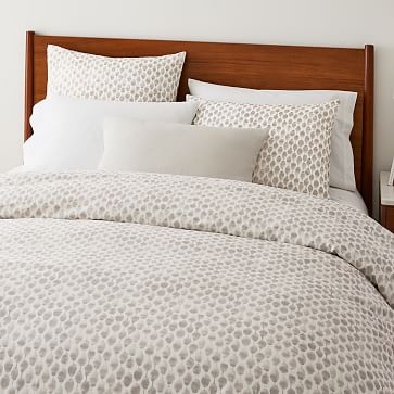 Organic Stamped Dots Duvet Cover & Shams | West Elm