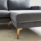 Andes Small 2-Piece Chaise Sectional (67&quot;)