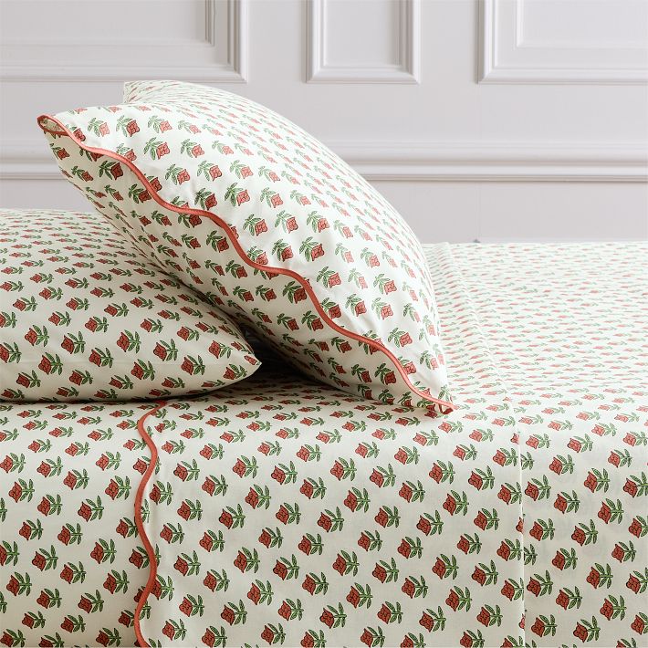 King size Begonia Sheet Set