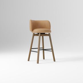 Devon Leather Bar & Counter Stools