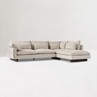 Harmony Extra Deep 2-Piece Bumper Chaise Sectional (119&quot;&ndash;135&quot;)