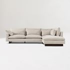 Harmony Extra Deep 2-Piece Bumper Chaise Sectional (119&quot;&ndash;135&quot;)