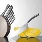 BergHOFF Stainless Steel Knife Set w/ Block (Set of 8)