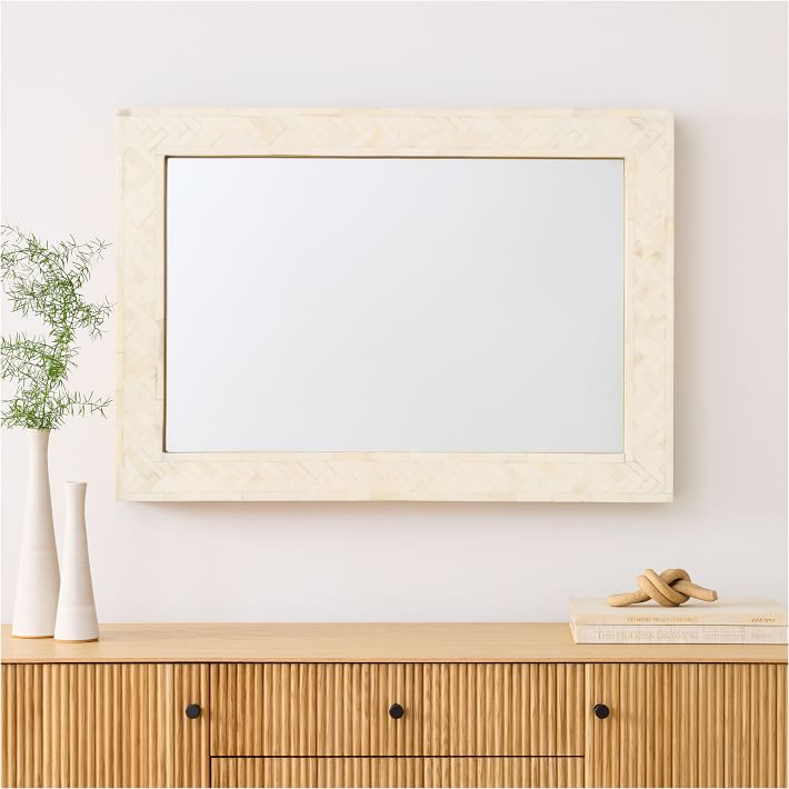 Parsons Bone Inlay Wall Mirror