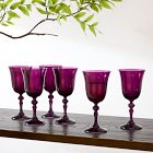 Estelle Colored Glass Regal Goblet Glass (Set of 6)