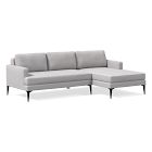 Andes 2-Piece Chaise Sectional (90"–101")