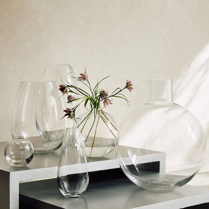 Foundations Clear Glass Vases