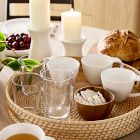 Organic Shaped Wood Serving Bowls