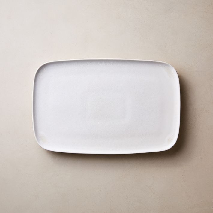 Kanto Stoneware Large Serving Platter - Ice White