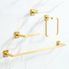 Abbington Bathroom Hardware - Antique Brass