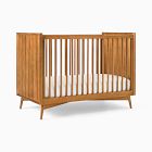 Mid-Century Convertible Crib Nursery Furniture Set