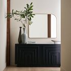 Streamline Metal Wide Arch Mantel Mirror