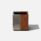 Veradek Corten Steel Indoor/Outdoor Small Cube Planter