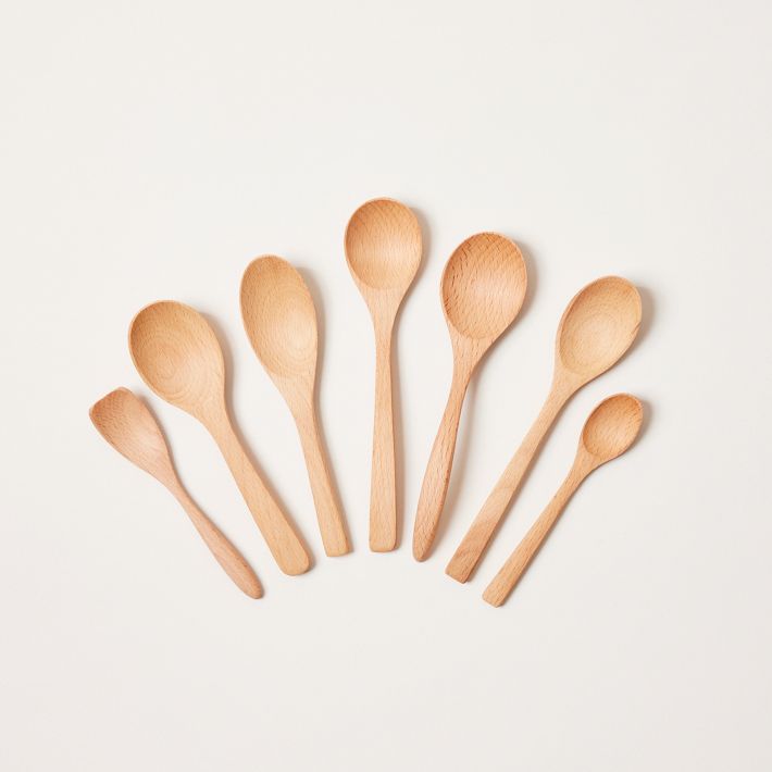 Farmhouse Pottery Essential Kitchen Little Spoons (Set of 7)