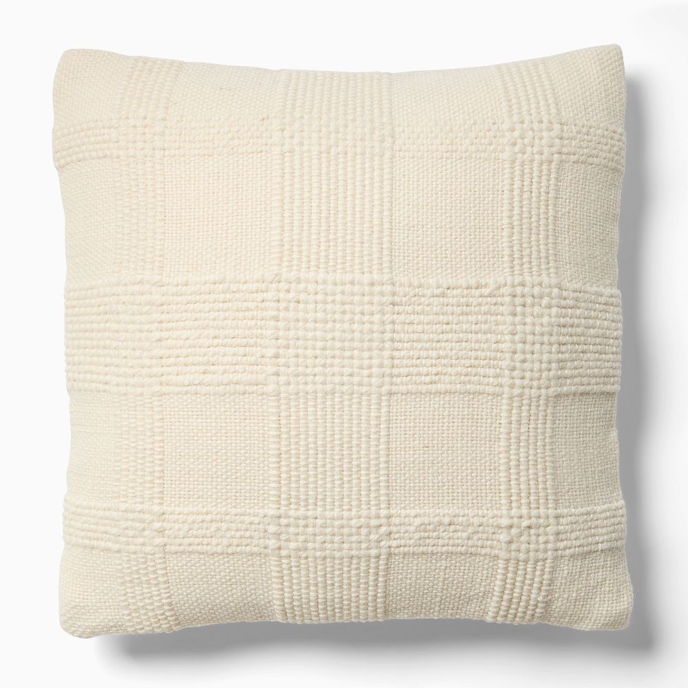 Cozy Grid Pillow Cover