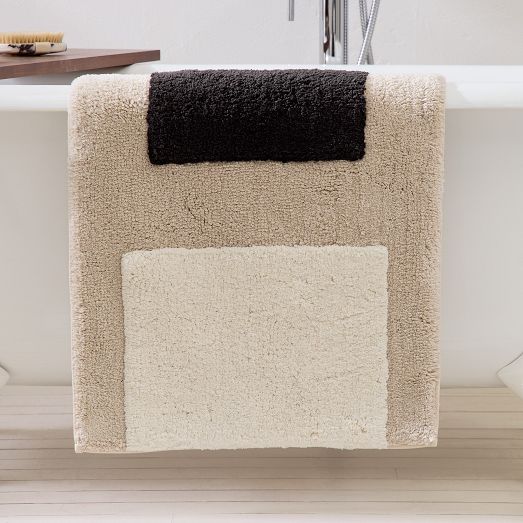 Colorblock Bath Mat | West Elm