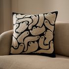 Spooky Crewel Ghosts Pillow Cover