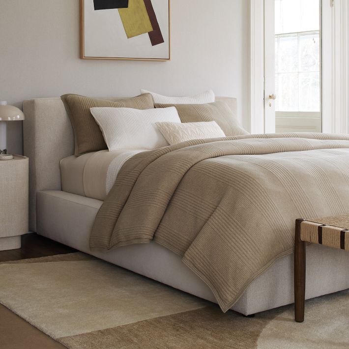 Cotton Cloud Jersey Duvet Cover & Shams
