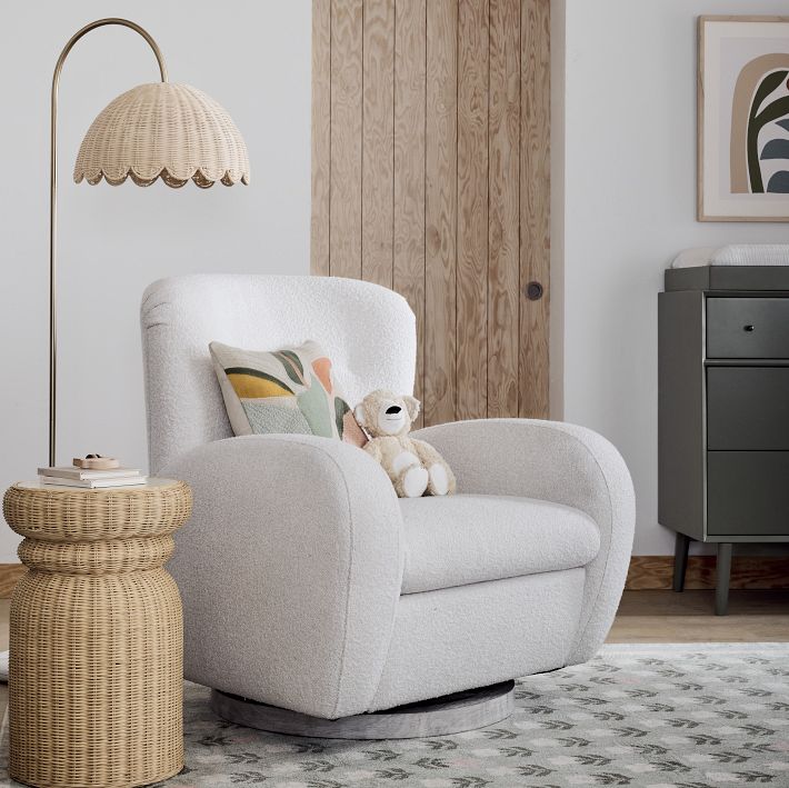 Rattan Floor Lamp Modern Lighting West Elm