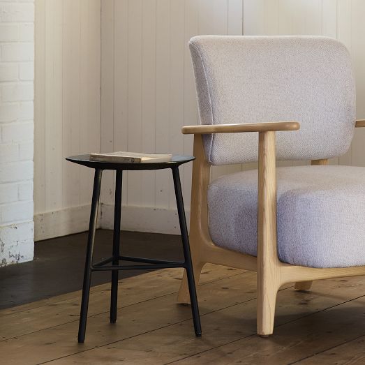 Colin King Rustic Wood Side Table (20